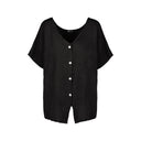 M Made in Italy — Women's Woven Short Sleeve Shirt