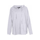 M Made in italy — Women's Woven Long Sleeve Hoodie