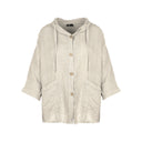 M Made in Italy — Women's Woven Three-Quarter Sleeve Jacket