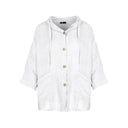 M Made in Italy — Women's Woven Three-Quarter Sleeve Jacket