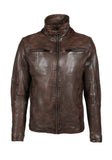 Freaky Nation – Men's Leather Jacket – Cognac