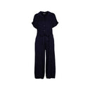 M Made in italy — Women's Woven Short Sleeve Jumpsuit