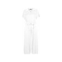 M Made in italy — Women's Woven Short Sleeve Jumpsuit