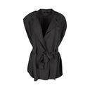 Women's Sleeveless Woven Jacket