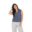 Women's Sleeveless Woven Jacket