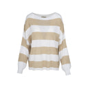 Astrid — Starstruck Stripe Sweater — Gold Stripe