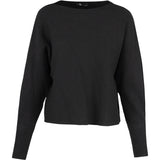 Oversized Double-Knit Boat-Neck Sweater With Bat-Sleeves