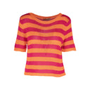 Astrid — Sunkissed Stripe Sweater — Orange