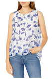 M Made in Italy - Sleeveless Floral Blouse